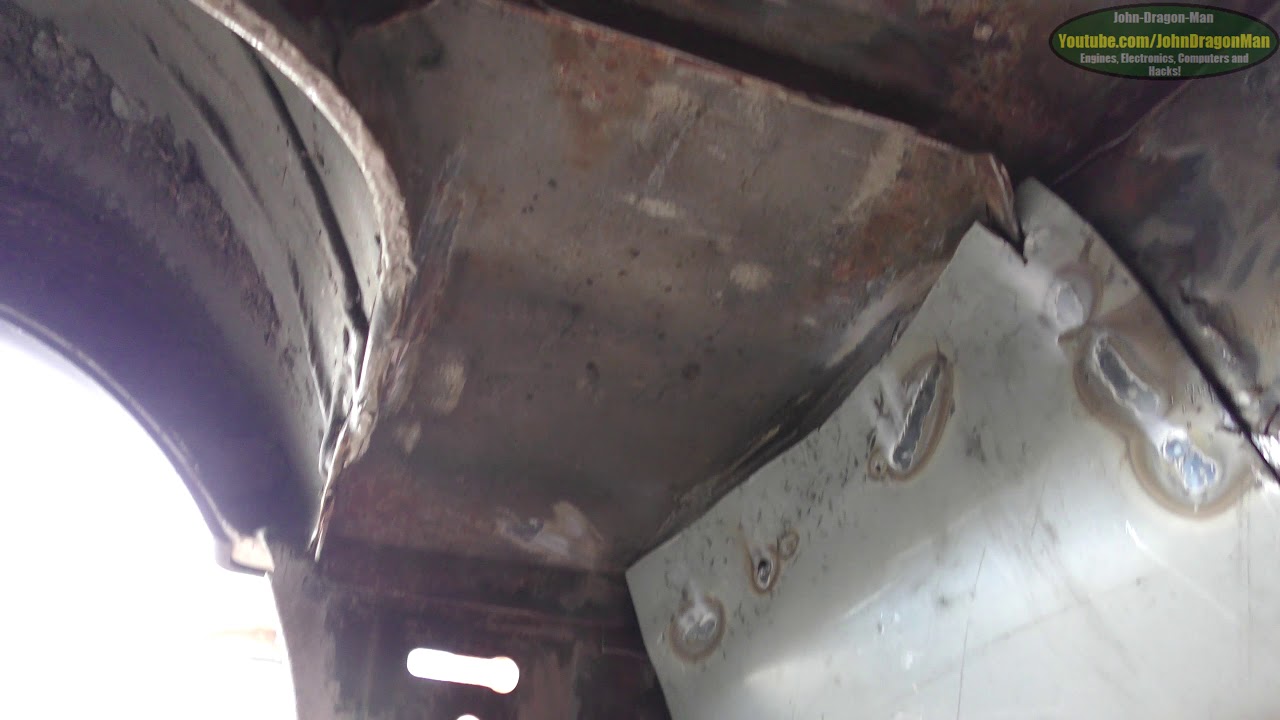 Citroen Peugeot Fiat Dispatch Jumpy Expert Scudo Micro Camper Conversion - [21] welding the rear