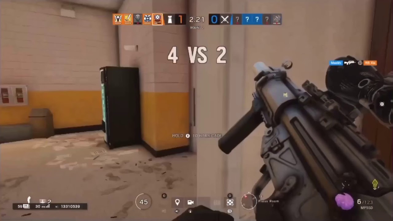 R6 - X Console Diamond - Ranked Match (slightly edited)