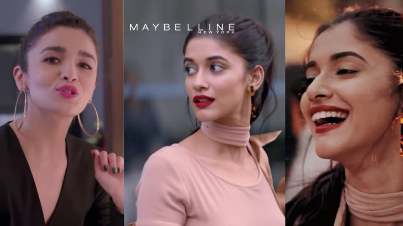 Alia Bhatt and Shiv Jyoti Maybelline New York TV Ads
