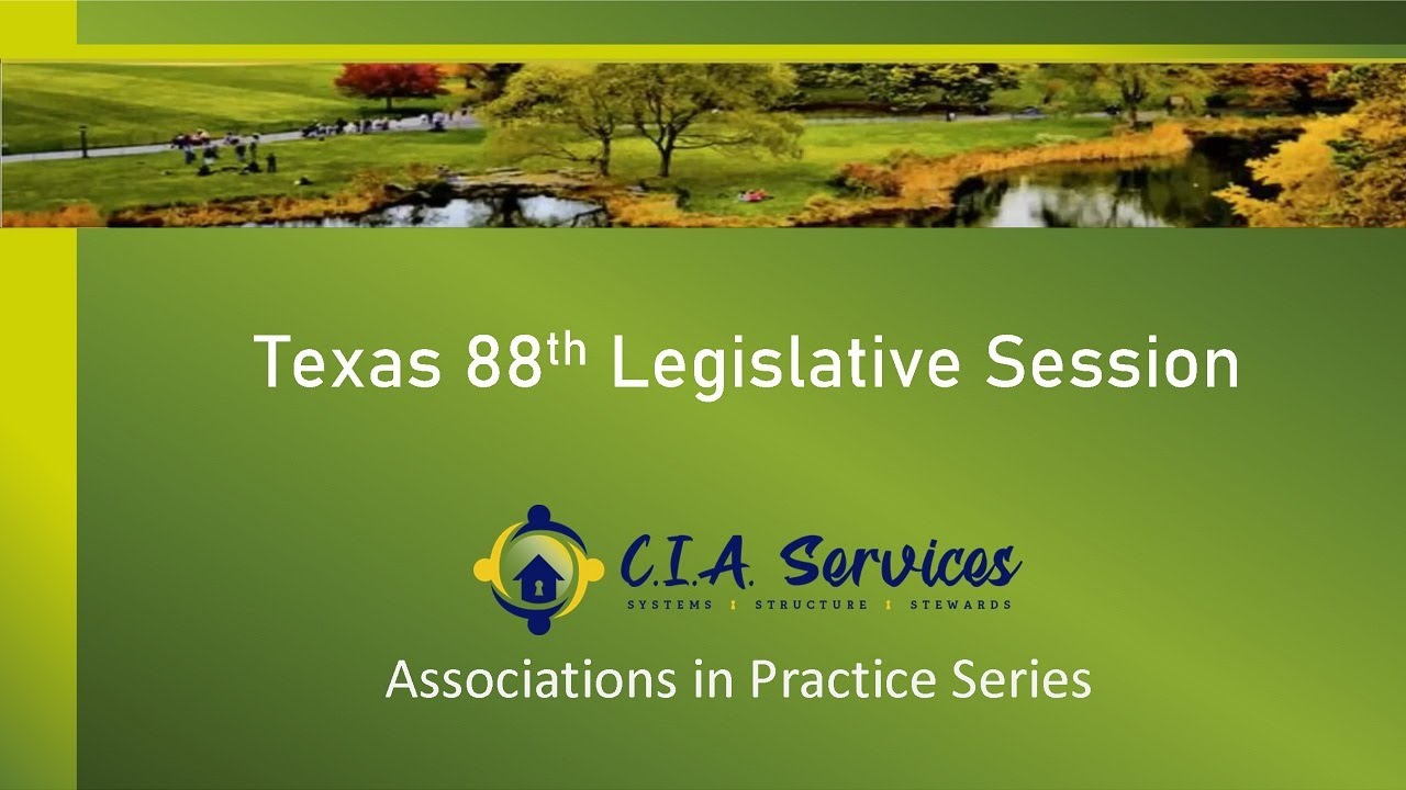 Texas 88th Legislative Session