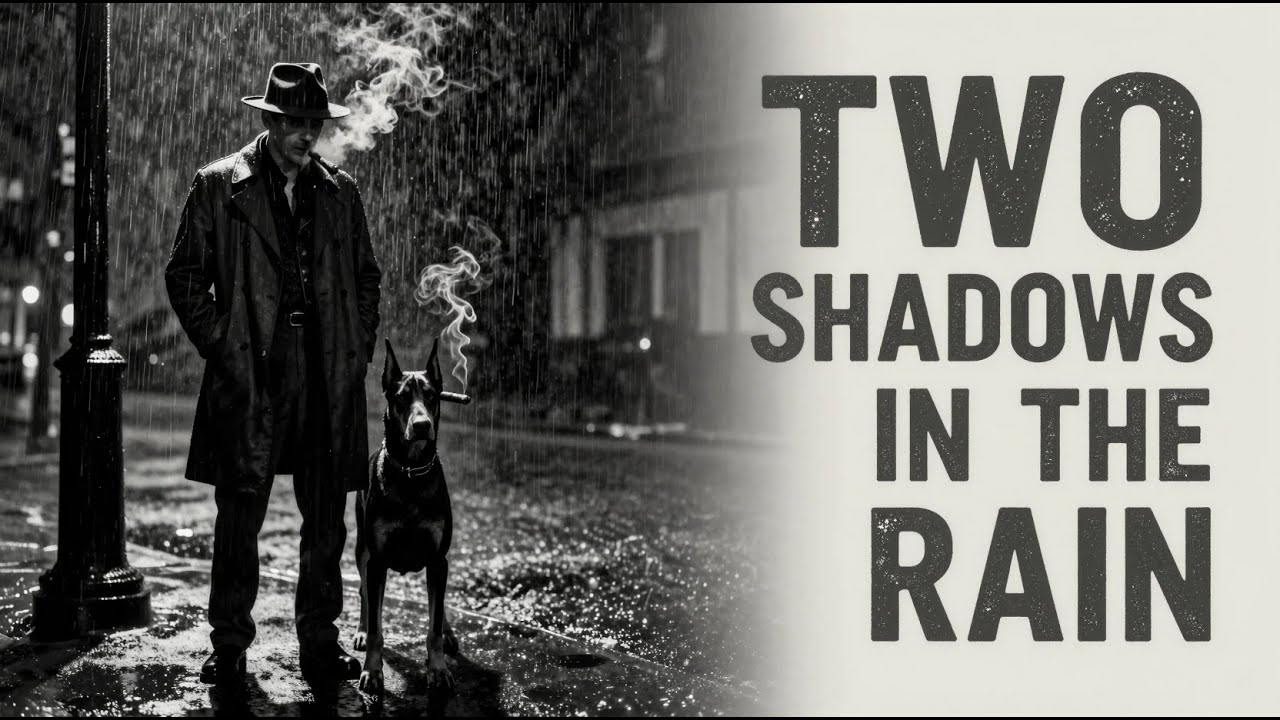 Two Shadows in the Rain — Walking Through the Night Together