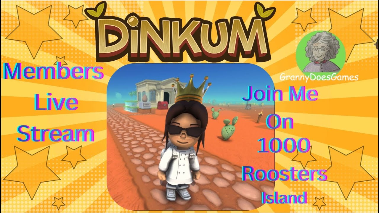 Public release of Dinkum Members Stream on 1000 Roosters Island (Multiplay)
