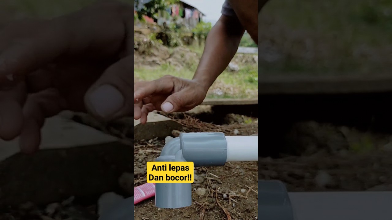 cara lem pipa pvc yang benar #pompaair #shotrs