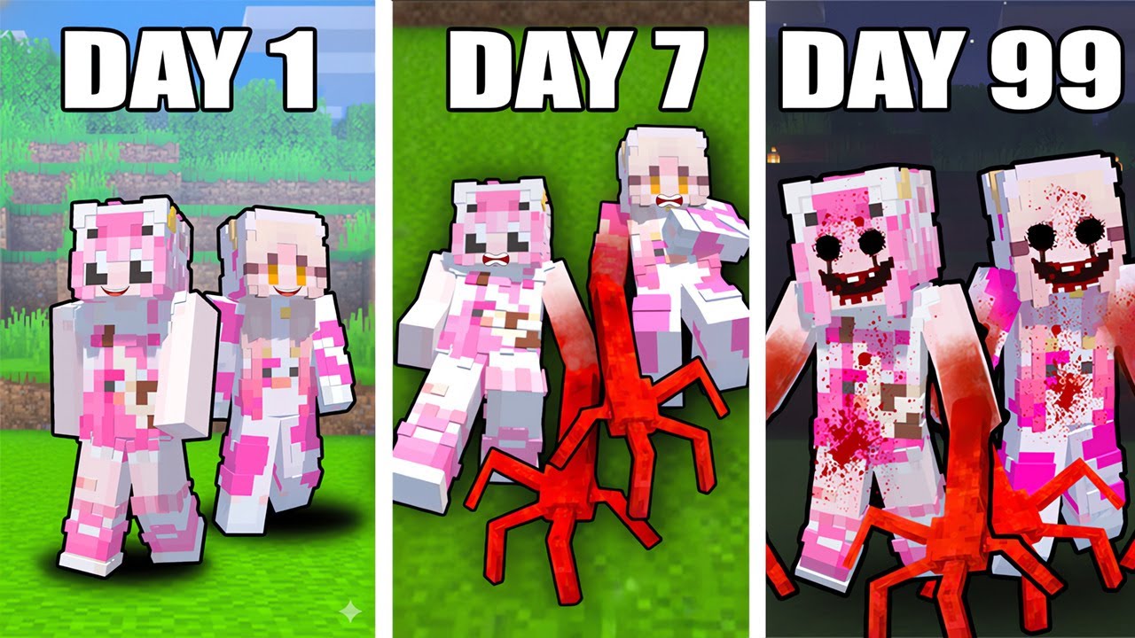 MOMON MOOCI DAN MILO BERUBAH JADI MONSTER di MINECRAFT