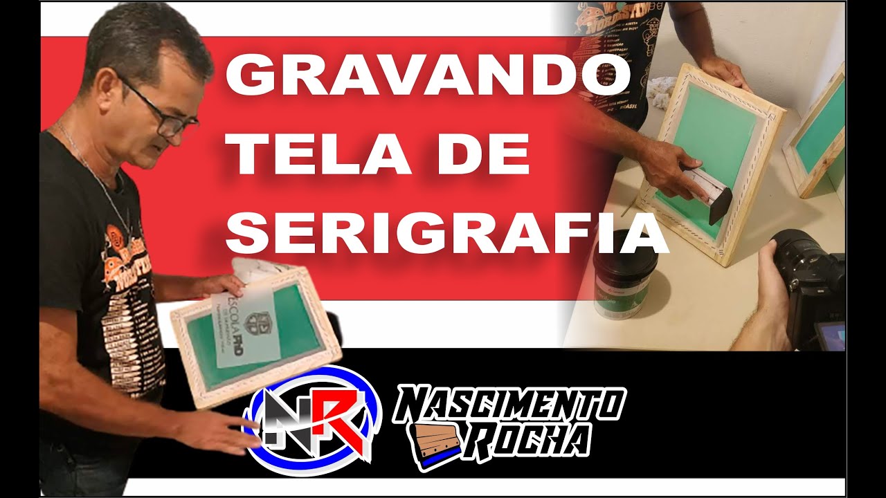 COMO GRAVAR TELA NA SERIGRAFIA