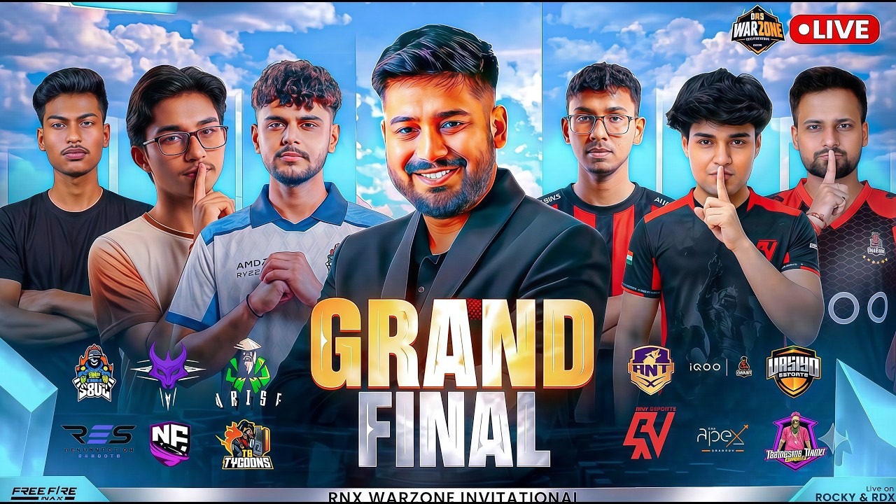🔥Grand Finale | RNX WARZONE INVITATIONAL🔥Champions Rush #freefire #freefirelive #gyangaming