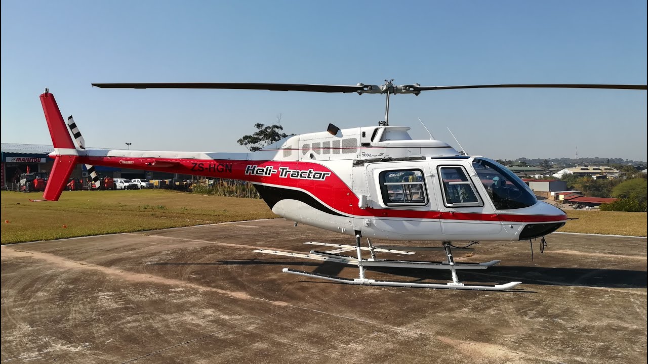 Bell 206 - Helicopter flight | Cockpit view
