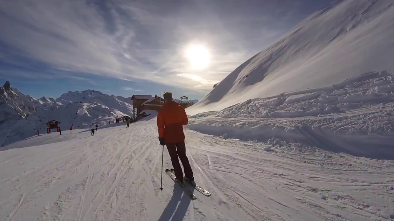 Courchevel Combe de Saulire from Saulire