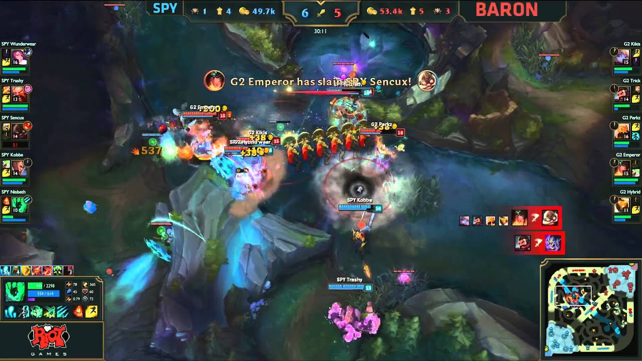 SPY v. G2: Tempered Fate swings Baron fight (W9D1)