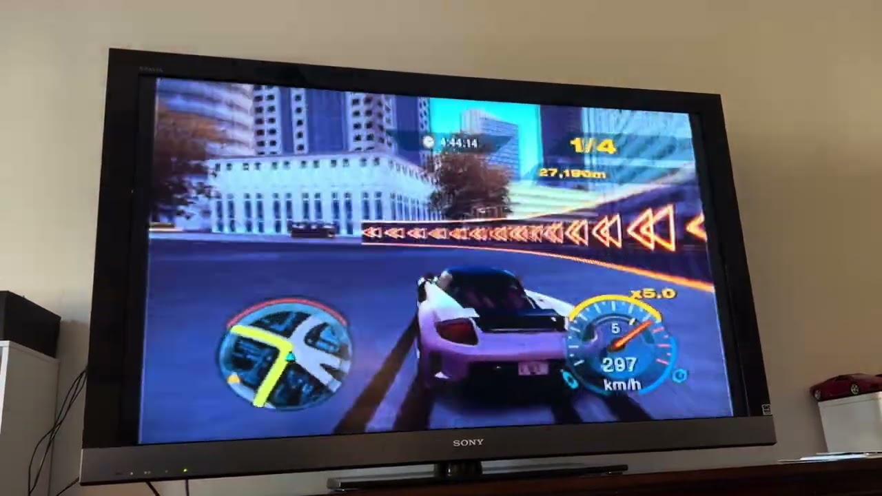 Need For Speed Undercover PS2 Timed Circuit Mega 50,404 Meters 