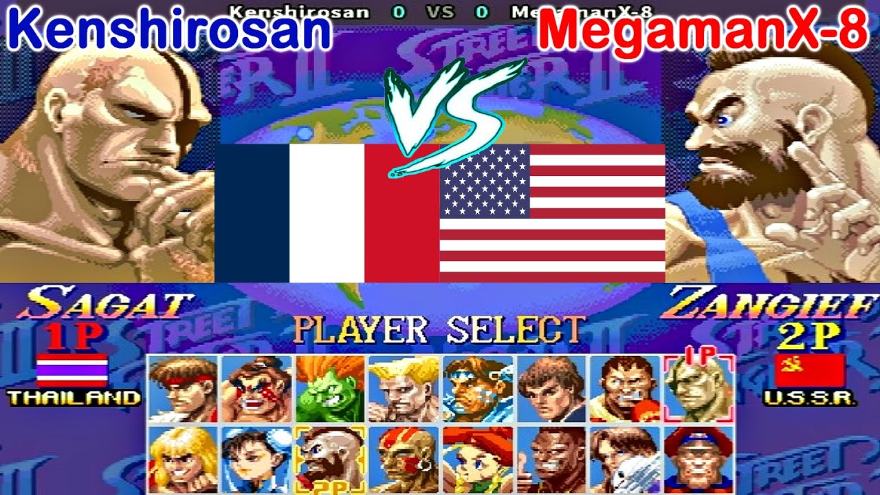Super Street Fighter II X: Grand Master Challenge - Kenshirosan vs MegamanX-8