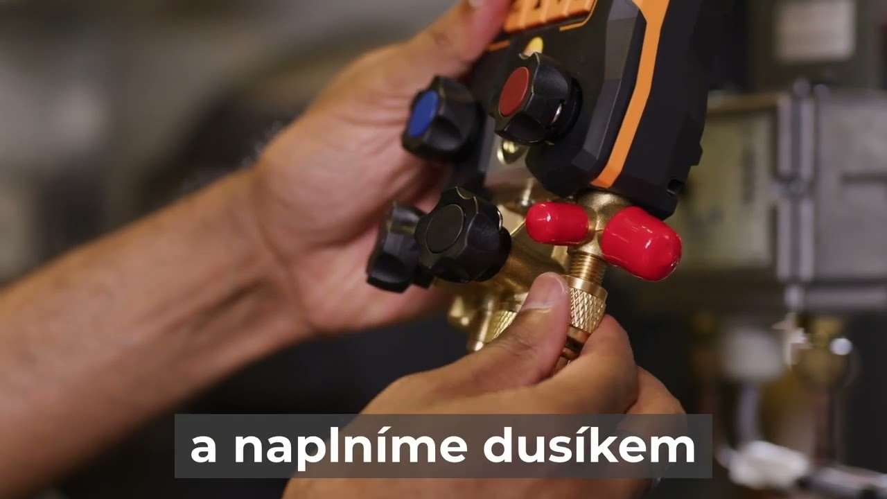 Testo 558s - zkouška těsnosti