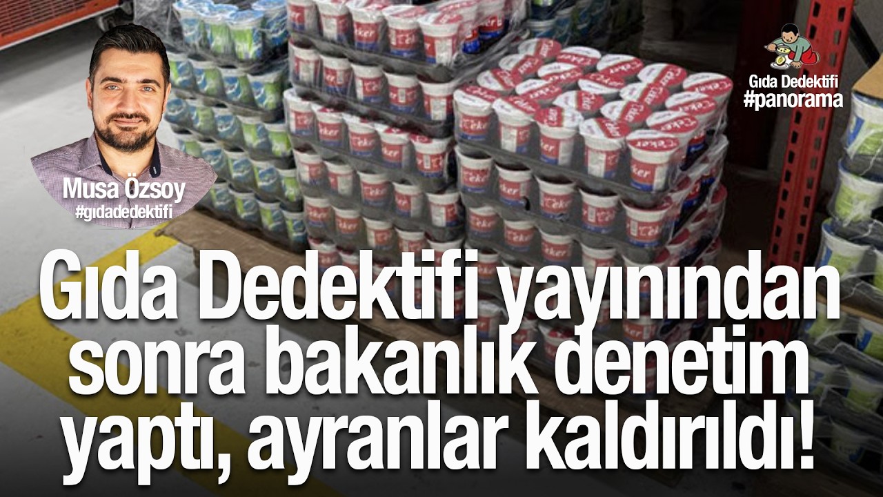 GIDA PANORAMA’DA KONUŞUYORUZ: Gıda Dedektifi yayınladı, bakanlık denetim yaptı, ayranlar kaldırıldı!