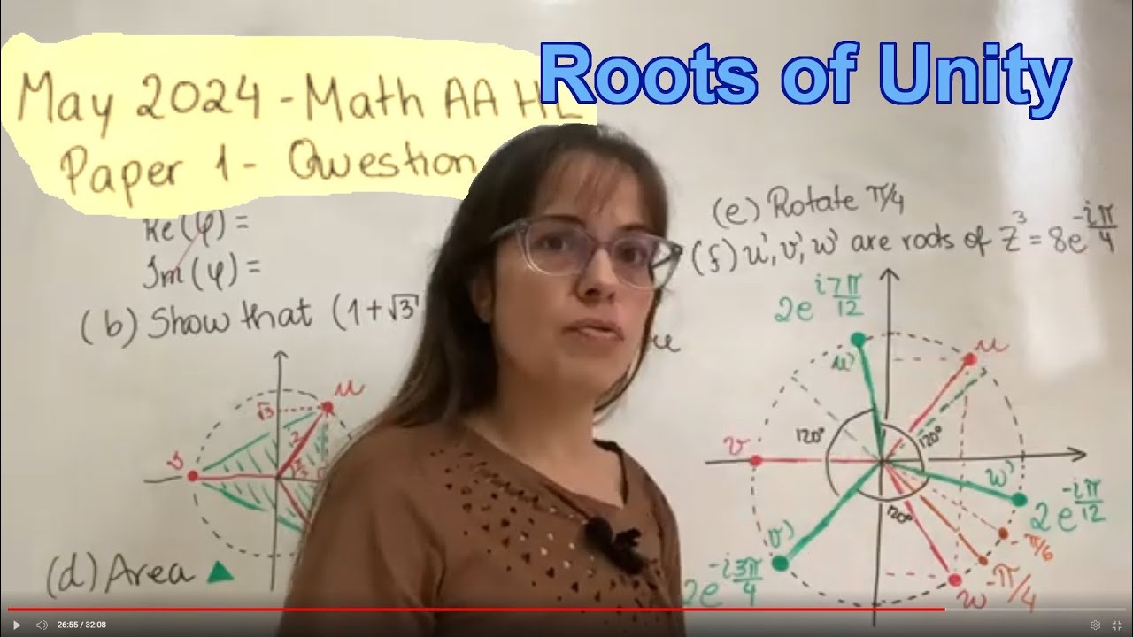 Roots of Unity / May 2024 Paper 1 Question 12 Math AA HL / Complex Numbers