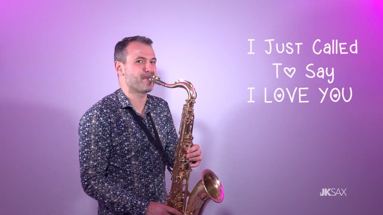Stevie Wonder - I Just Called To Say I Love You (Saxophone Cover by JK Sax)