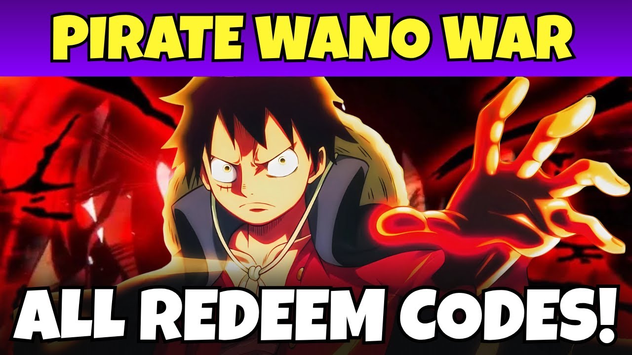 ALL REDEEM CODES! | Pirate Wano War | TapScreen Gaming