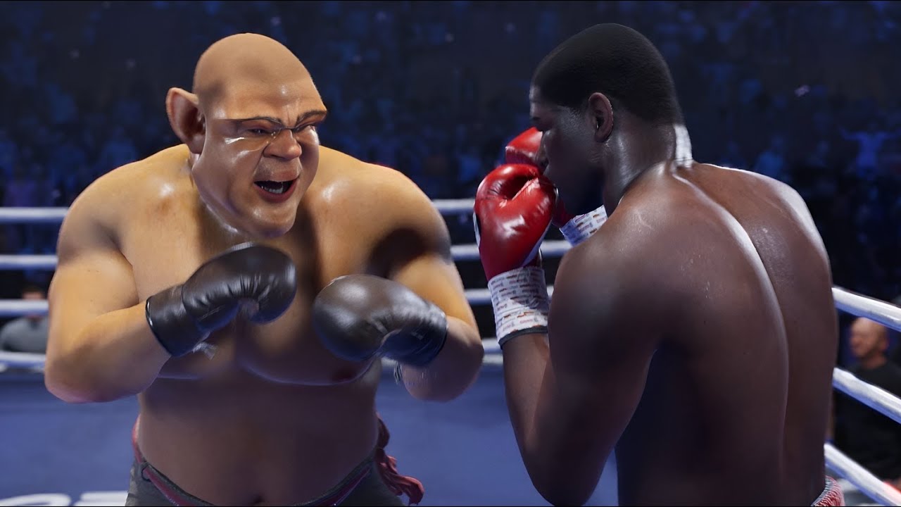 Shrek the Ogre vs Riddick Bowe | Online Created Fighter | Undisputed Boxing Game (Online Fight)