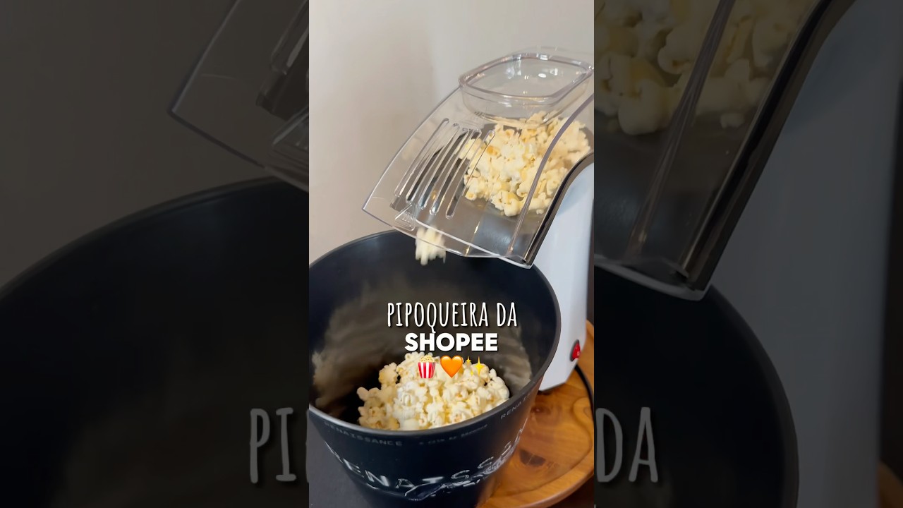Pipoqueira Da Shopee 🧡🍿 Brit&acirc;nia Pop Time - Enxoval De Casa Nova