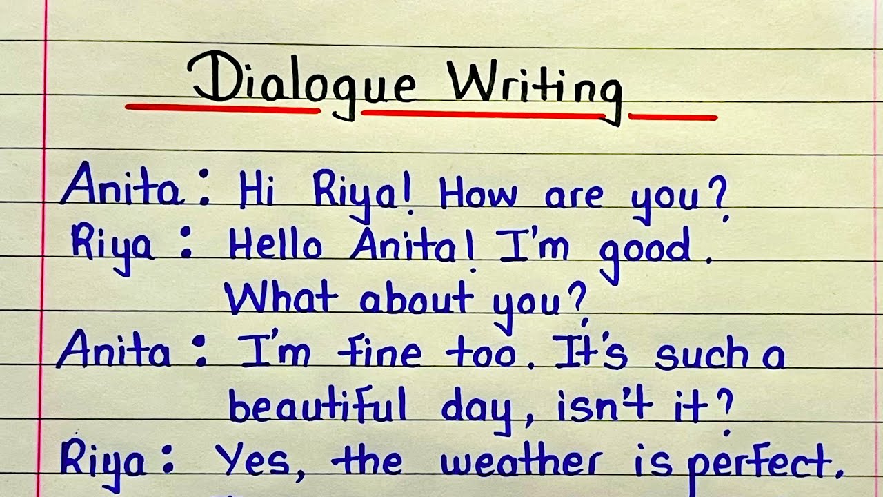 Написание диалога | Разговор двух друзей в парке | Диалог между двумя друзьями