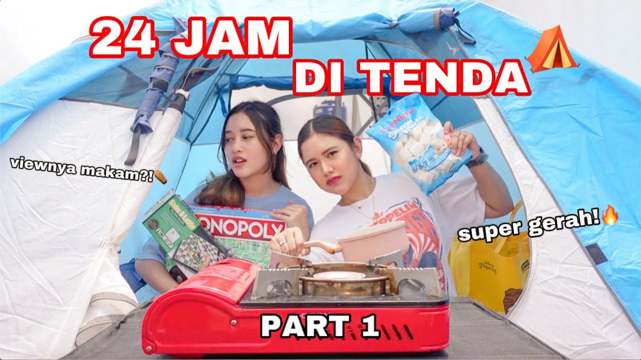 24 JAM CAMPING DI ROOFTOP RUMAH SAMPING MAKAM Ft. @Shely Che  !! PART 1 | Aurelliaurel