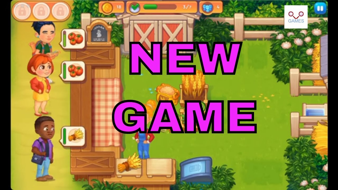 Farming Fever Cooking Games - Level 1 🍎🌻🫐 - No Boosters - FULL STORY - CaroGamesNL