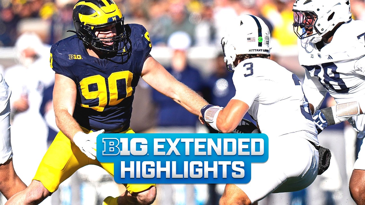 Penn State at Michigan | Extended Highlights | Big Ten Football | 10/17/2026