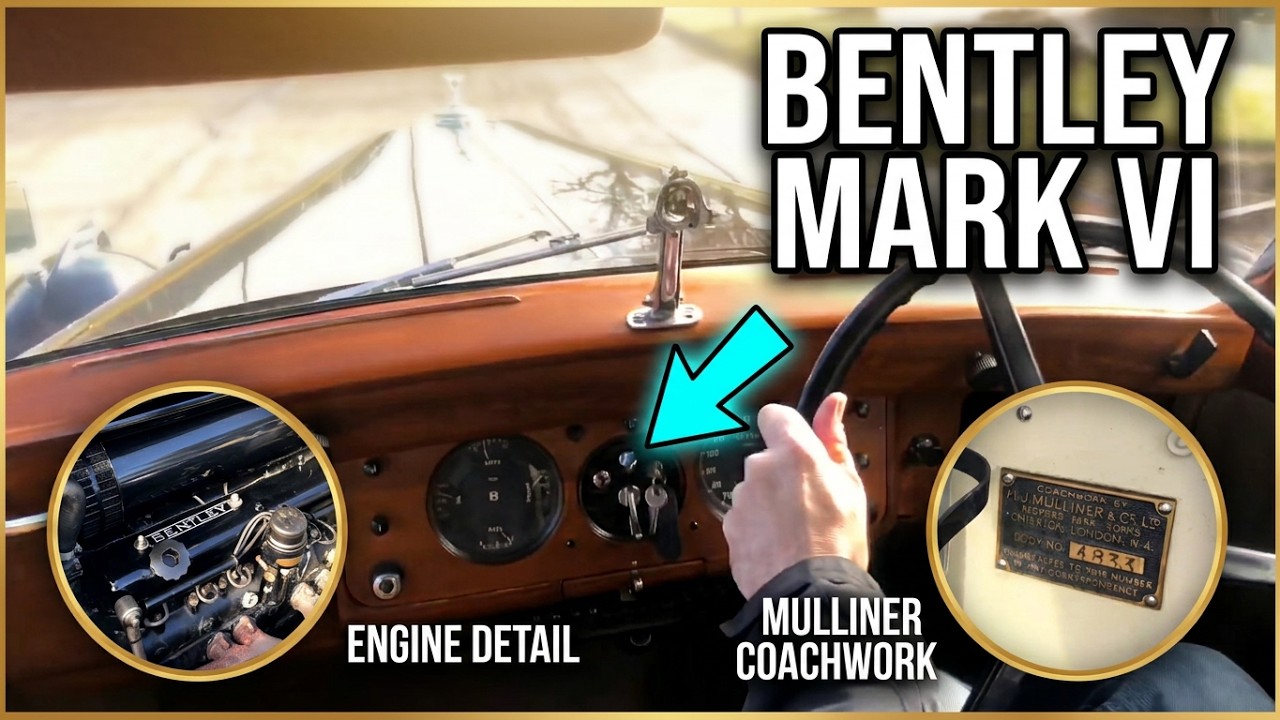 1948 Bentley Mark VI with Mulliner Alloy Coachwork | Start and Quick Drive