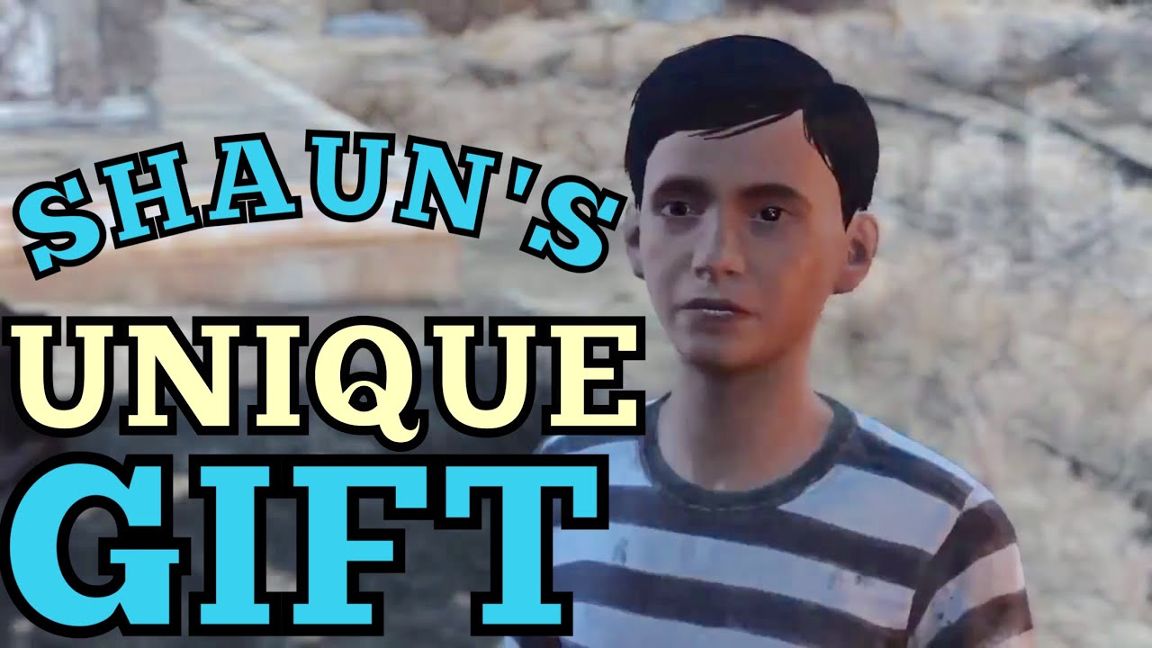 Fallout 4 - Child Shaun Interactions // Wazer Wifle