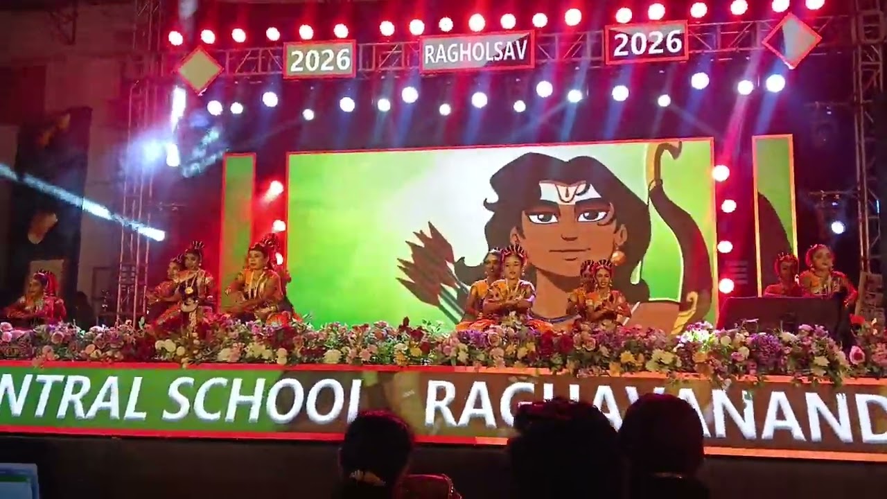 Raghavananda central school. Annualday, pooja dance