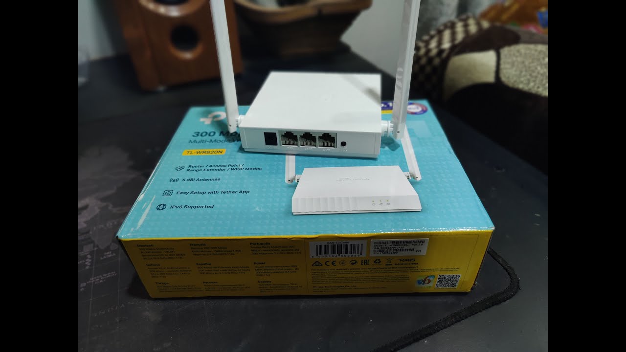 TP-Link TL-WR820N  WiFi Router Unboxing