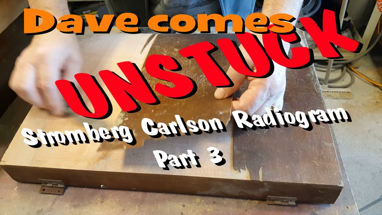 Stromberg Carlson Radiogram Part 3... The Cabinet