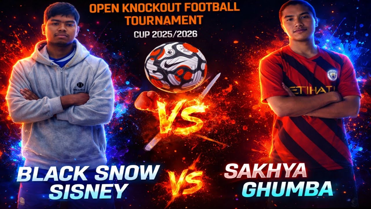 Открытый футбольный турнир на выбывание 2025/2026: Black Snow Sisney против Sakhya Ghumba