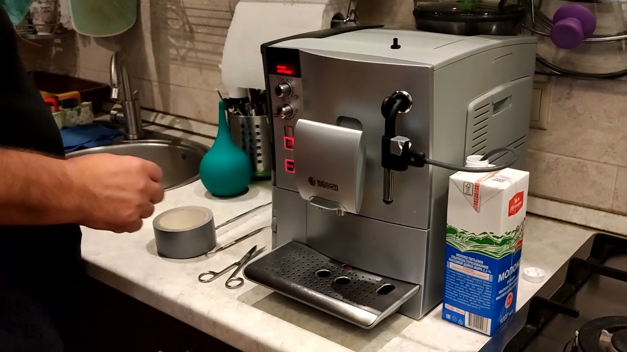 Bosch TES 50321 Капучинатор не взбивает пену.Требуется замена дюзы?!!