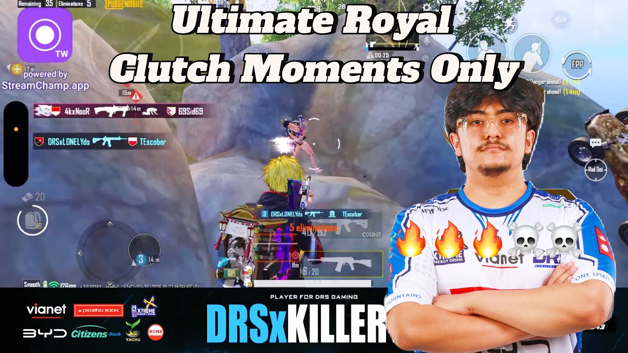 PUBG KING OF NEPAL KillerYT 1v4 Clutch 