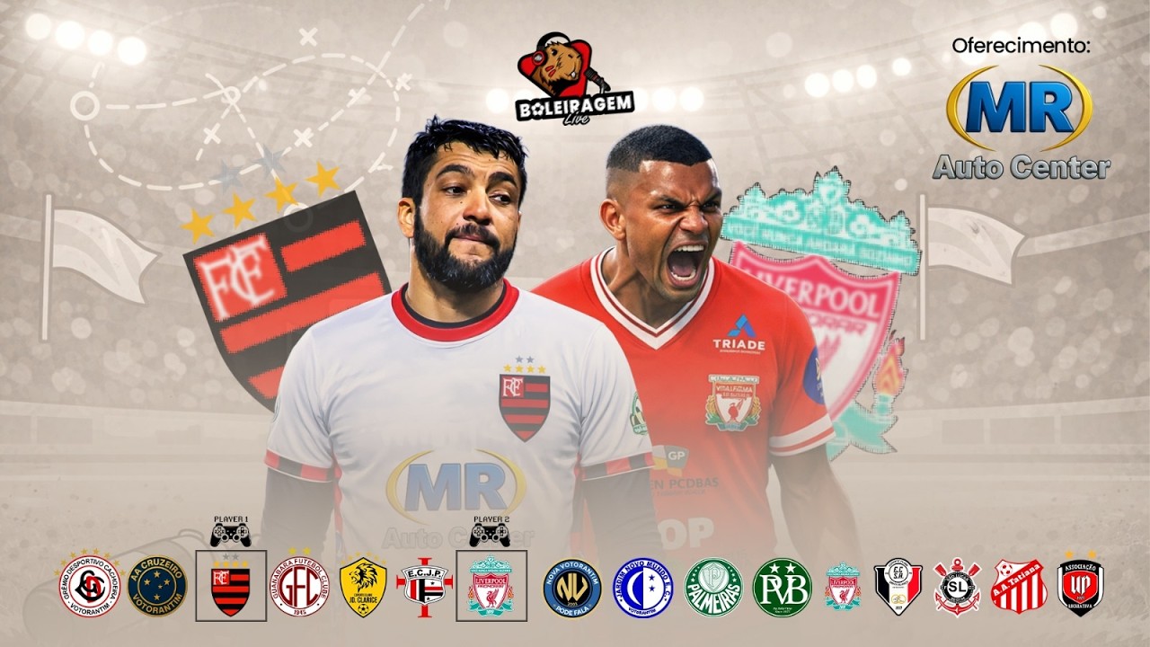FLAMENGO X LIVERPOOL PROMORAR | 1ª RODADA | 1ª DIVISÃO DE VOTORANTIM | AO VIVO NO BOLEIRAGEM LIVE
