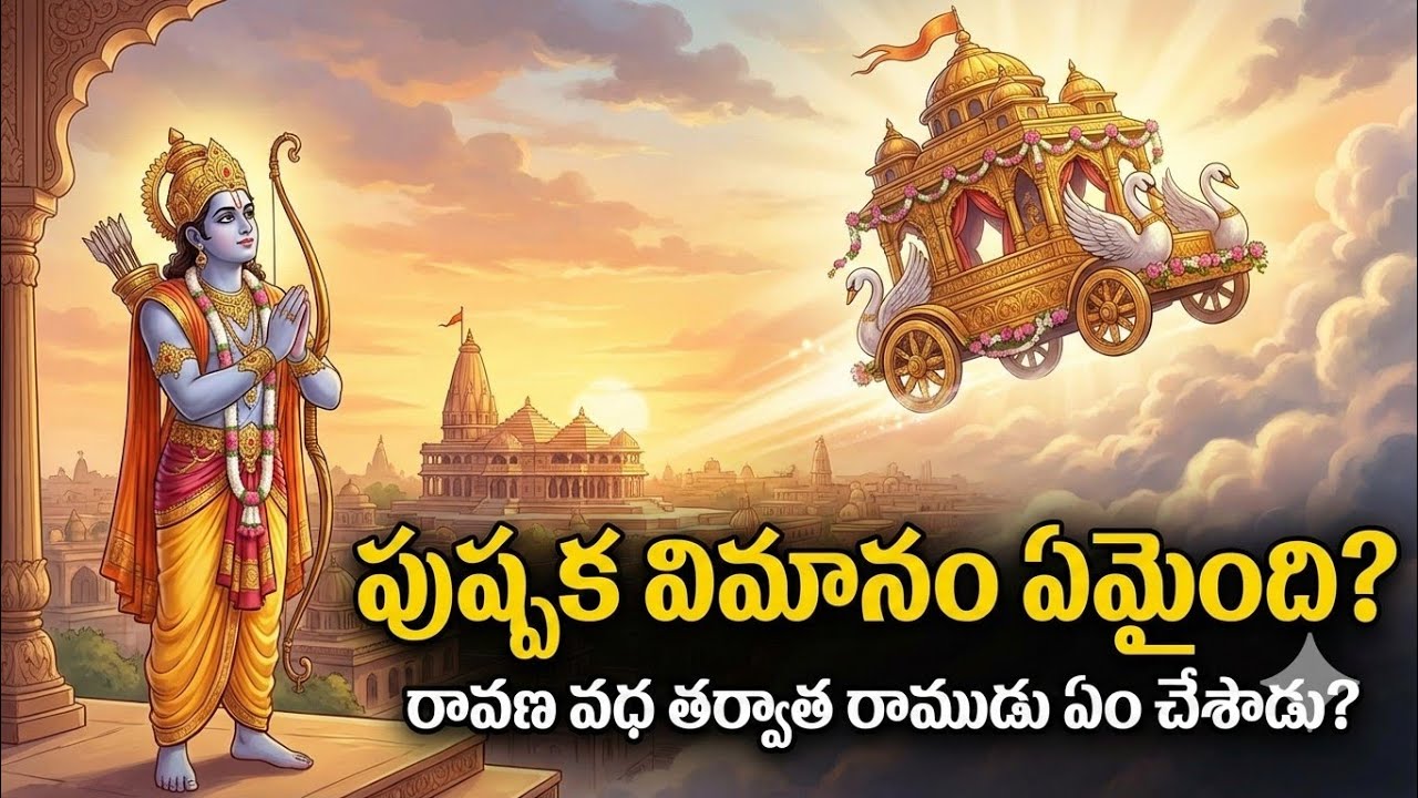 రావణ వధ తర్వాత పుష్పక విమానాన్ని రాముడు ఏం చేశాడు? | Mystery of Pushpaka Vimanam in Telugu