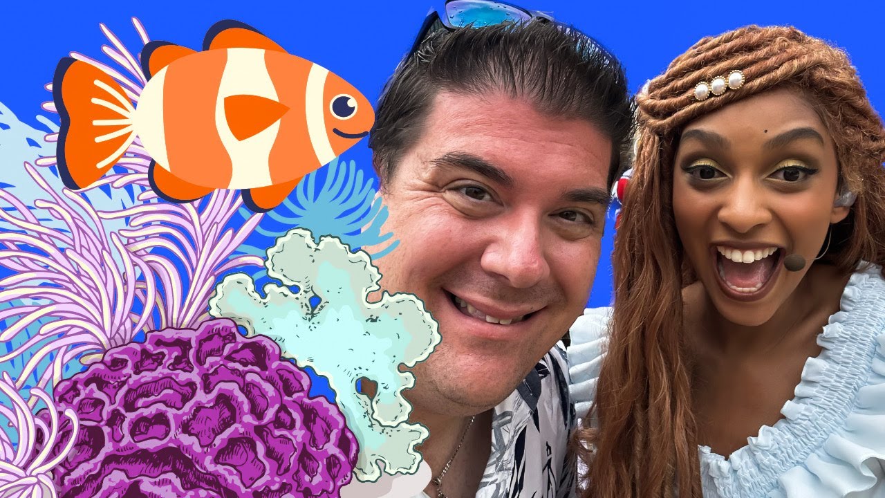Disneyland Paris - Ich habe Arielle getroffen und kaufe mir einen Zug 😀🧜‍♀️