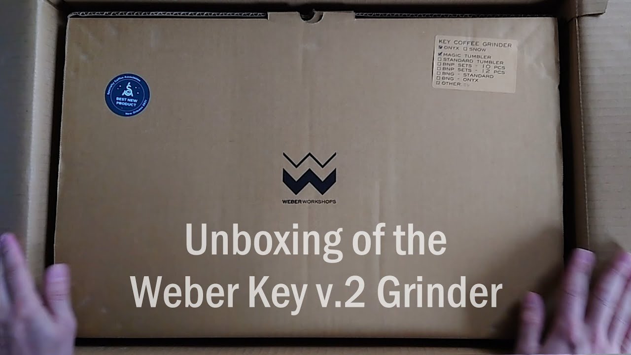 Weber Key v.2 grinder Unboxing (EN)