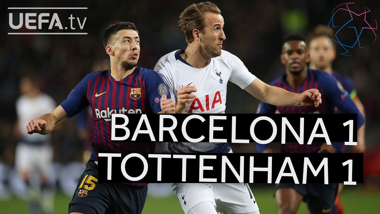 BARCELONA 1-1 TOTTENHAM #UCL HIGHLIGHTS