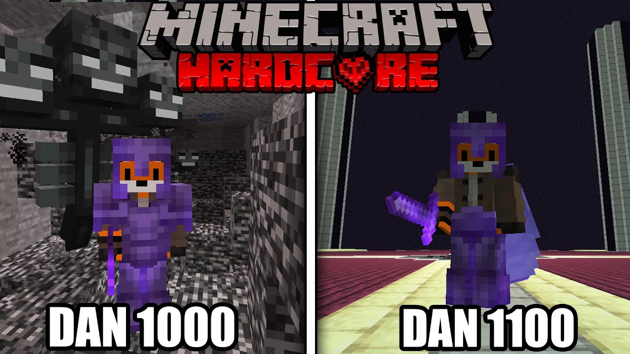 Preziveo Sam 1100 Dana u HARDCORE Minecraftu.. Desilo Se Ovo?