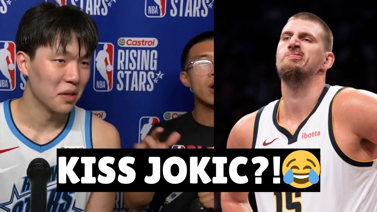 Yang Hansen says he can't wait to kiss Nikola Jokic 😂
