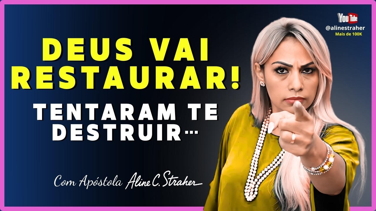 🚨🔴 AO VIVO AGORA | PRECISO TE AVISAR! ALGUÉM TENTOU DESTRUIR… MAS DEUS CHEGOU PARA RESTAURAR! 🔥😭