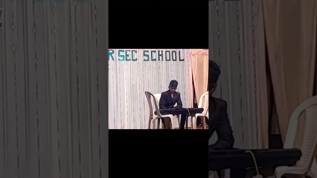 Jeevan Jyothi School AnnualDay Dec2023 Piano Play by #Ajmal #EnnodaRasi #mathiarasu #mathiars #piano
