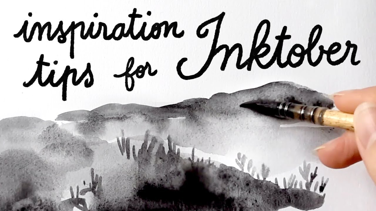 When a prompt is not inspiring (tips for Inktober)