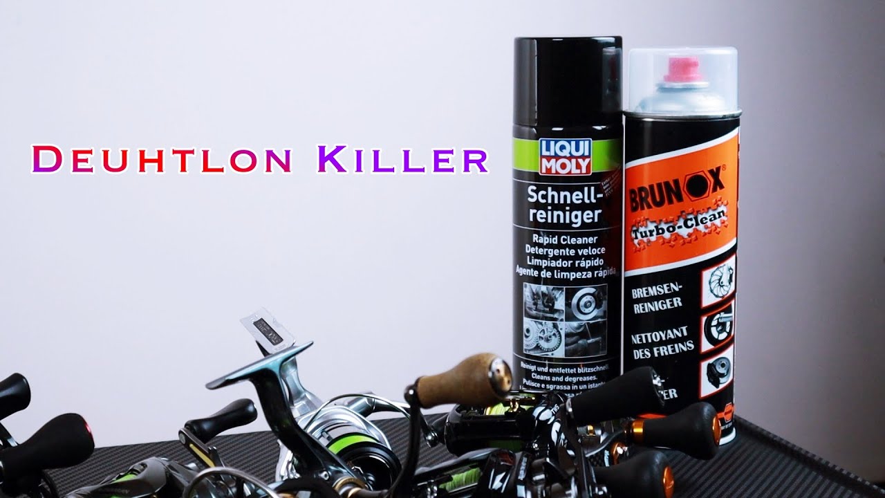Kẻ Thù Của Dầu Mỡ Bảo Dưỡng Máy Câu Lure Xịt Một Cái Bay Màu | Deuthlon Killer
