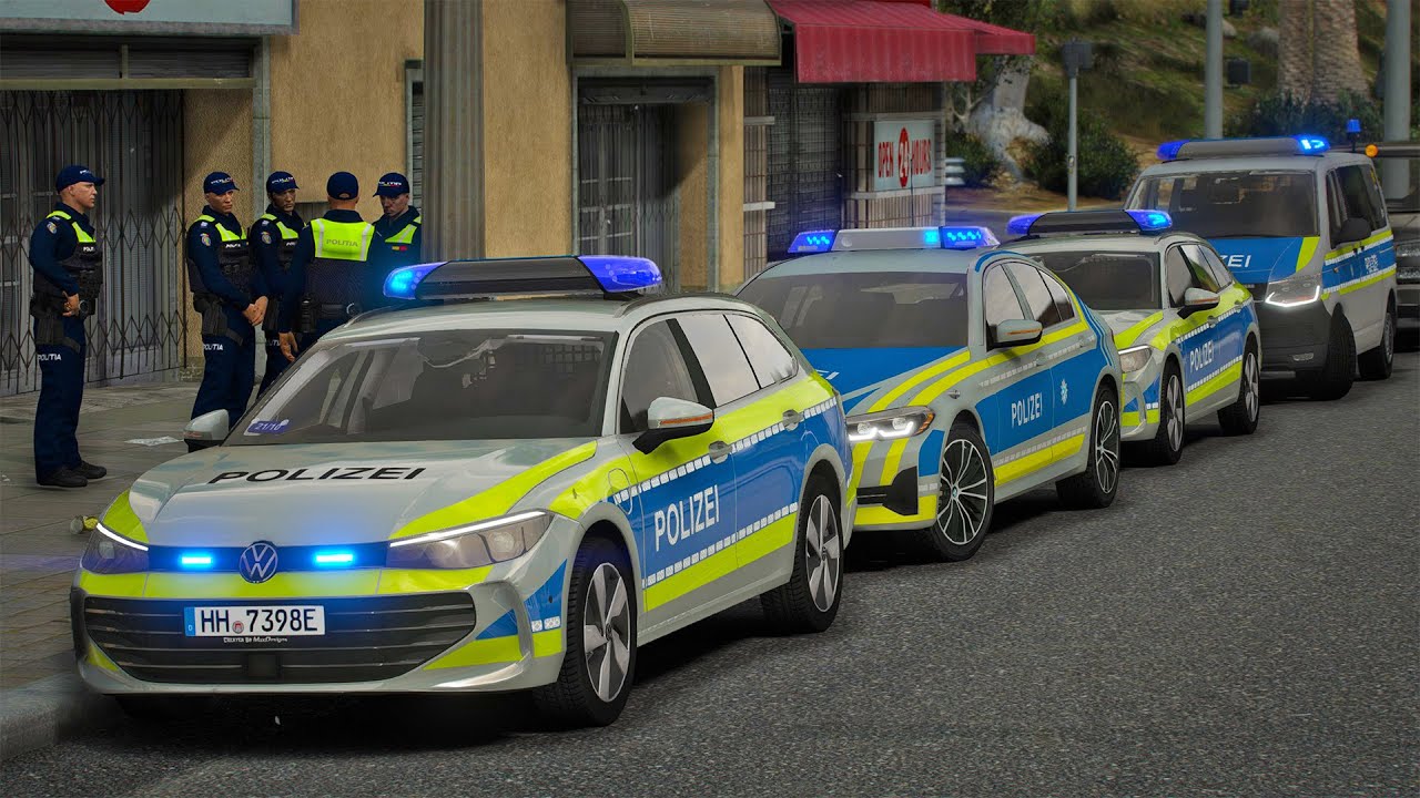 NU TE PUI CU POLITIA DIN GERMANIA - GTA 5 - POLITIA INTERNATIONALA- LSPDFR
