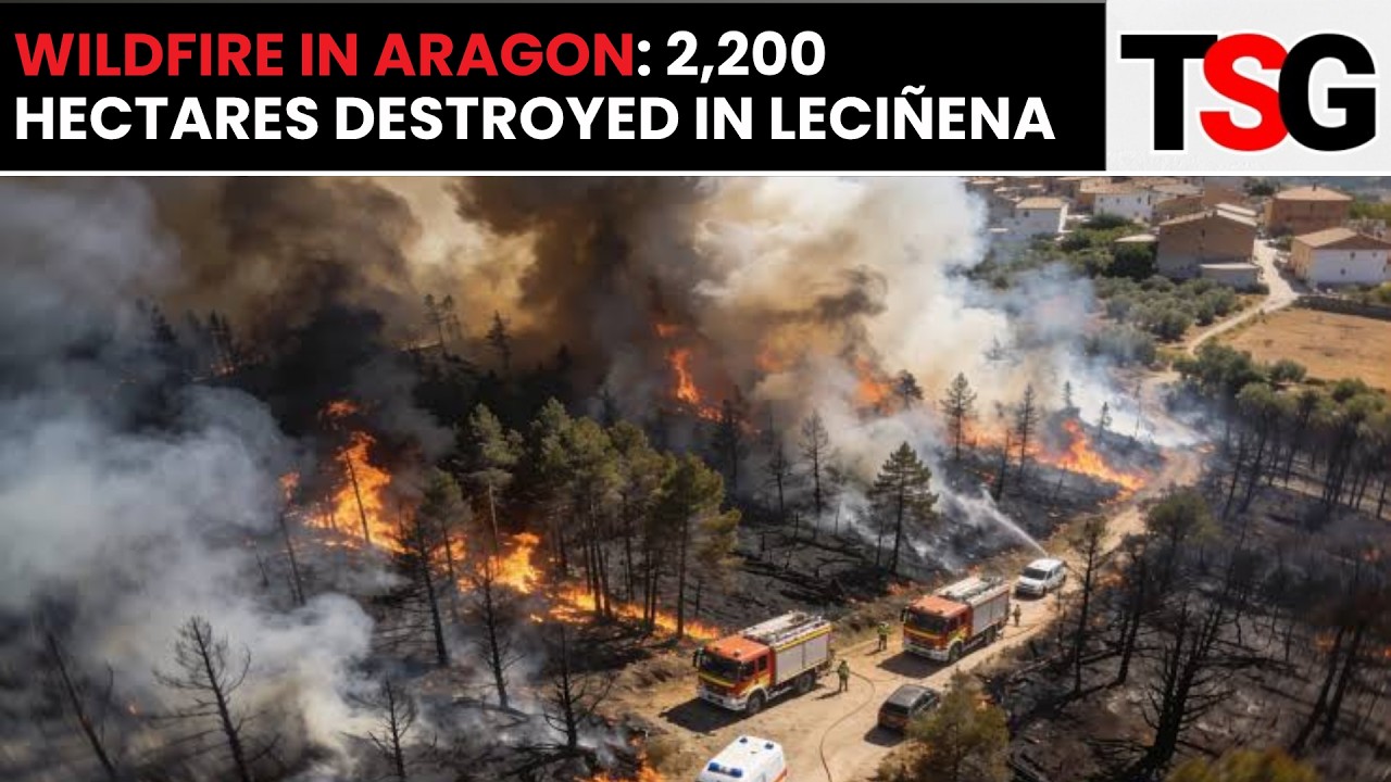 Wildfire in Aragon: 2,200 Hectares Destroyed in Leci&ntilde;ena Blaze | The Sunday Guardian