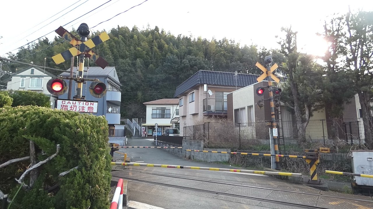 熊本電鉄の電鈴式踏切撮影