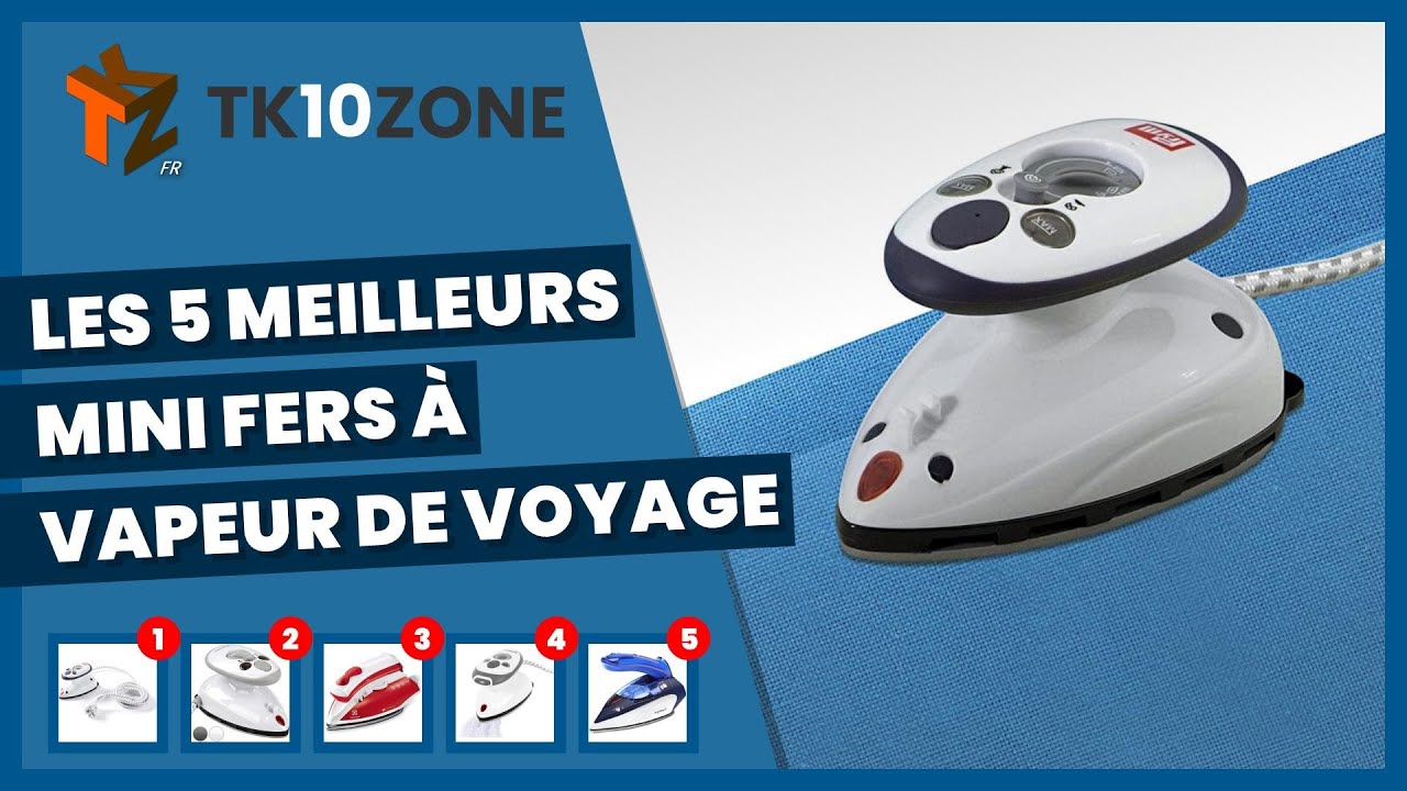 Les 5 meilleurs mini fers à vapeur de voyage