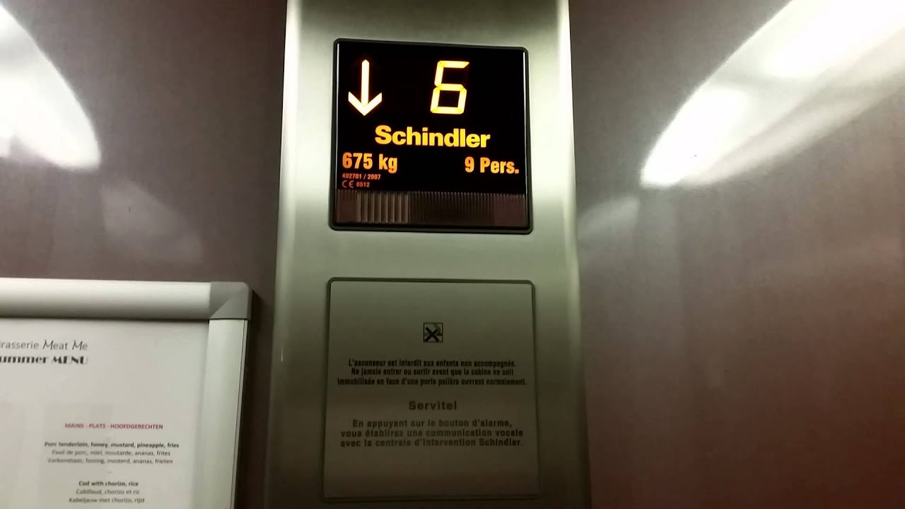 Schindler Lift 5 @ Hotel Mariveaux in Brussels